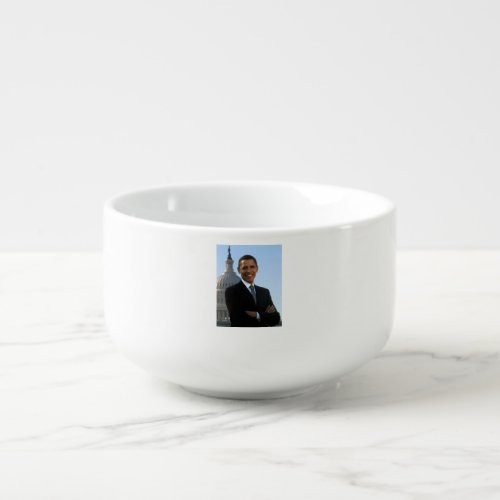 US Senator 44th American President Barack Obama Soup Mug