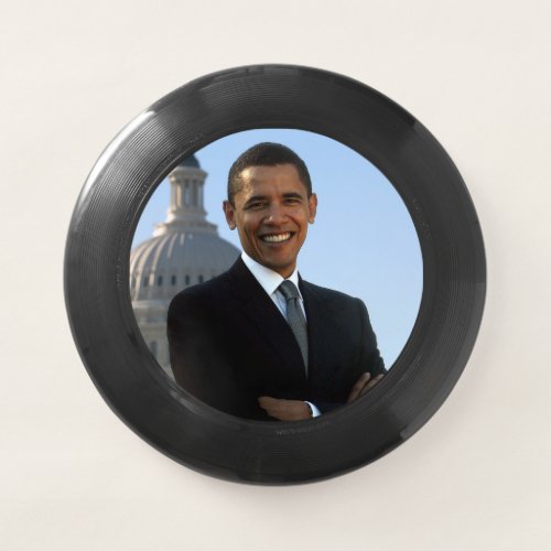 US Senator 44th American President Barack Obama Wham_O Frisbee