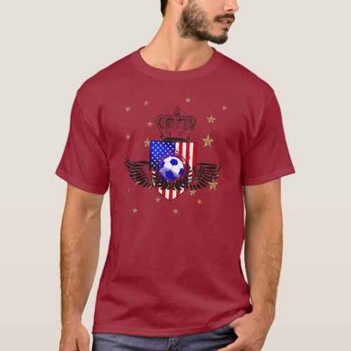 US soccer T Shirt for American soccer supporters