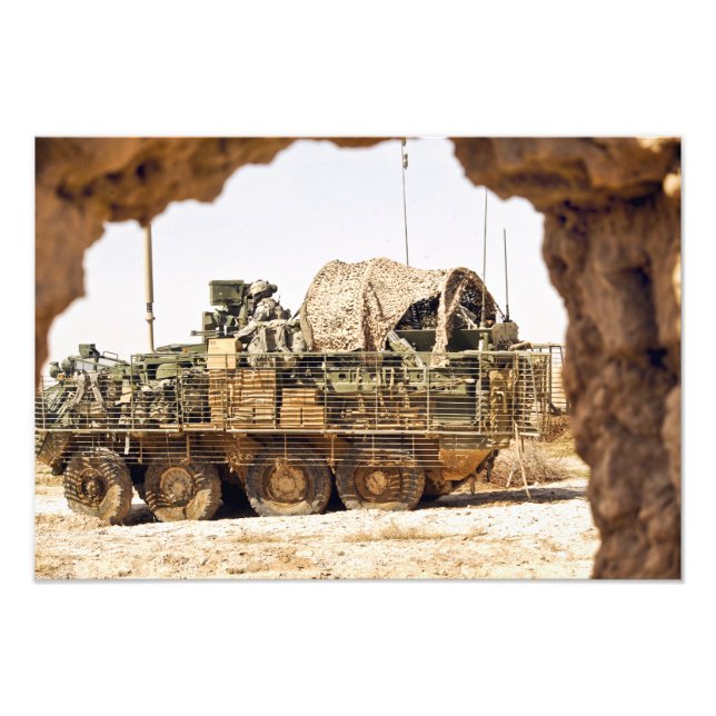 US Soldiers conduct a combat patrol in Afghanis Photo Print (Front)