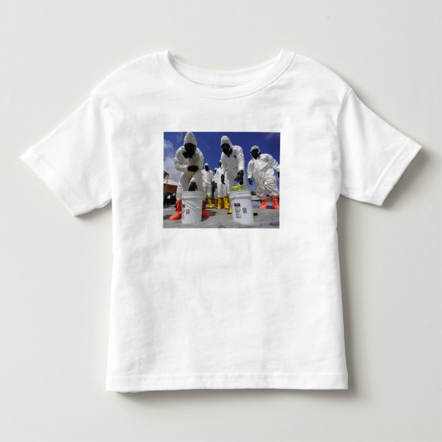 US Soldiers from the 457th Chemical Battalion Toddler T-shirt (Front)