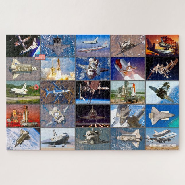 US SPACE SHUTTLE 1981-2011 “MONTAGE” JIGSAW PUZZLE (Horizontal)