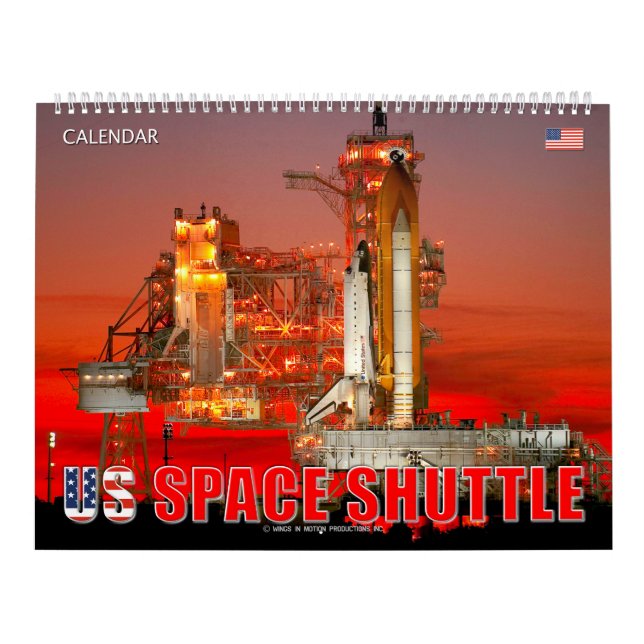 US SPACE SHUTTLE CALENDAR (Cover)