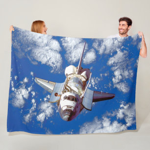 US SPACE SHUTTLE DISCOVERY FLEECE BLANKET