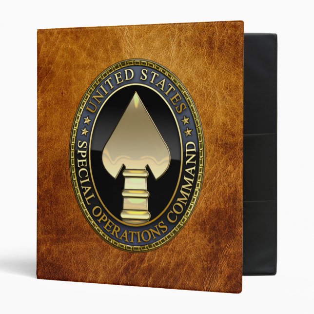 US Special Operations Command Binder (Front/Inside)