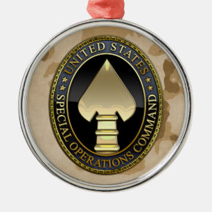 US Special Operations Command Metal Ornament