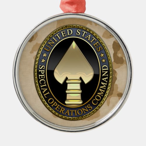 US Special Operations Command Metal Ornament