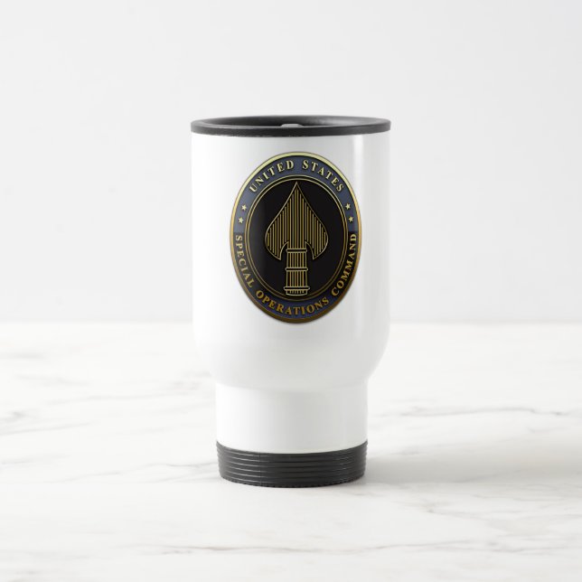 US Special Operations Command Travel Mug (Center)