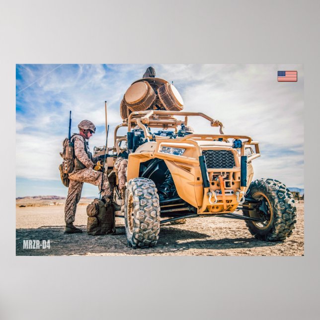 US SPECIAL OPERATIONS VEHICLES – MRZR-D4 POSTER (Front)