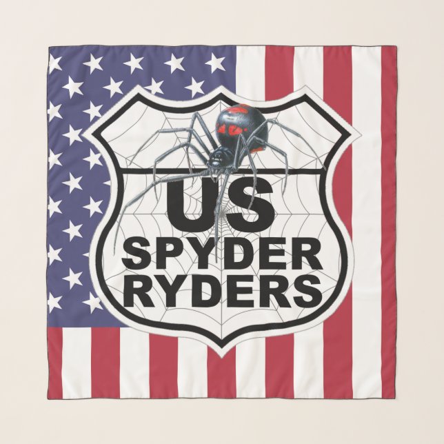 US Spyder Ryders - Scarf USA Flag (Front)