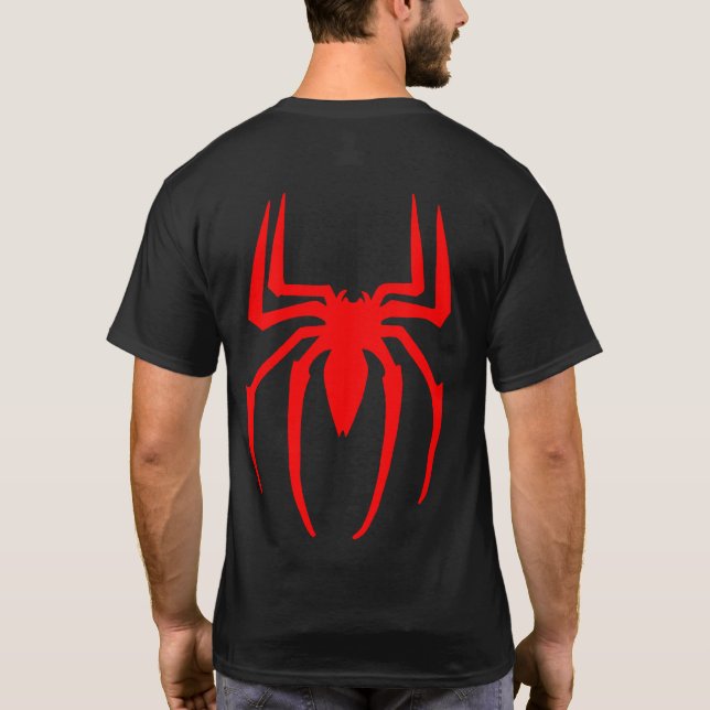 US Spyder Ryders - Spider Back Red T-Shirt (Back)