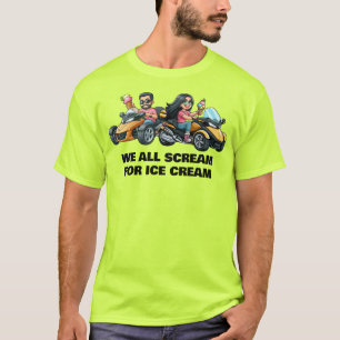 US Spyder Ryders - We All Scream For Ice Cream 1s T-Shirt