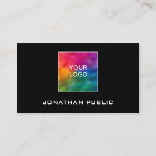 US Standard Business Cards Custom Add Logo