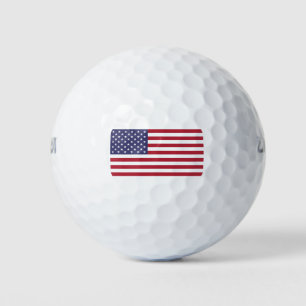 US Stars and Stripes Golf Balls