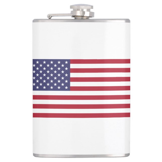 US Stars and Stripes (United States of America) Flask (Front)