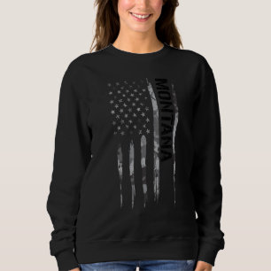 US State Montana - American Flag Sayings_2 Sweatshirt