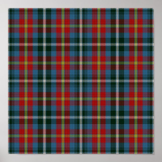 US State Tartan - Alaska - Digital Download Poster (Front)