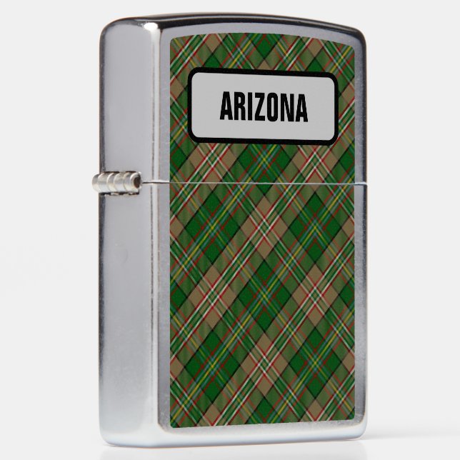 US State Tartan - Arizona Zippo Lighter (Right)