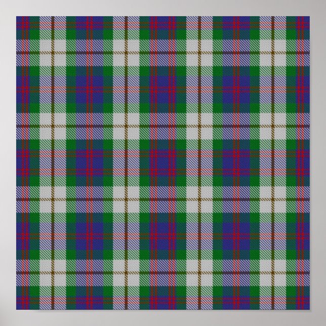 US State Tartan - Idaho - Digital Download Poster (Front)