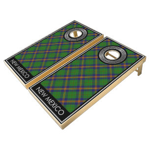 US State Tartan - New Mexico [EDIT] Cornhole Set