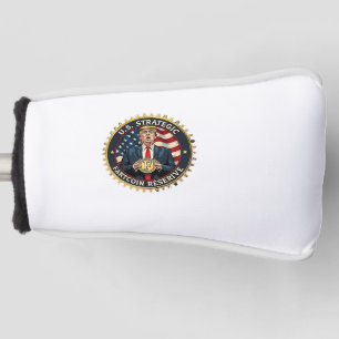 US Strategic Fartcoin Reserve Crypto Trump Funny  Golf Head Cover