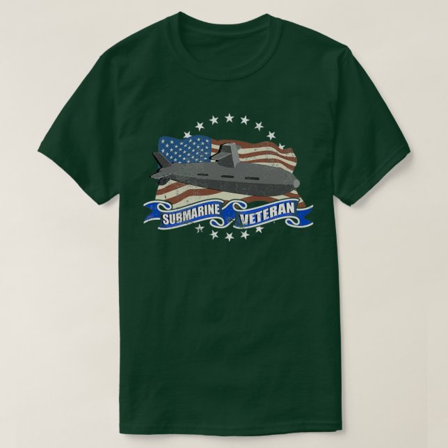 US submarine combat veteran T-Shirt (Design Front)