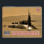 US SUBMARINES CALENDAR<br><div class="desc">With 60, 000 submarine personnel, the US Navy operates three major types of submarines. US Navy Ballistic Missile submarines, Fast Attack submarines, and Cruise Missile submarines are all nuclear-powered. Ballistic Missile submarines have a single strategic mission of carrying nuclear submarine-launched ballistic missiles. Fast Attack submarines have several tactical missions, including...</div>