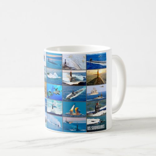 US SUBMARINES Montage Coffee Mug