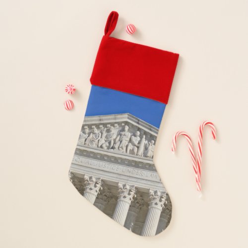 US Supreme Court Building Christmas Stocking