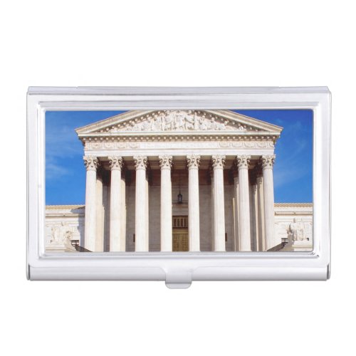 US Supreme Court building Washington DC USA Business Card Case