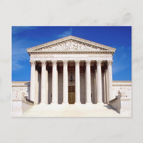 US Supreme Court building Washington DC USA Postcard