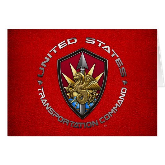 US Transportation Command Cards (Front Horizontal)