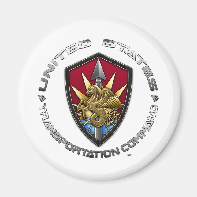 US Transportation Command Magnet (Front)