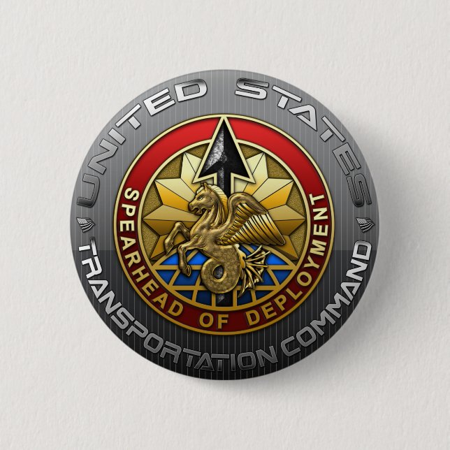 US Transportation Command Pinback Button (Front)