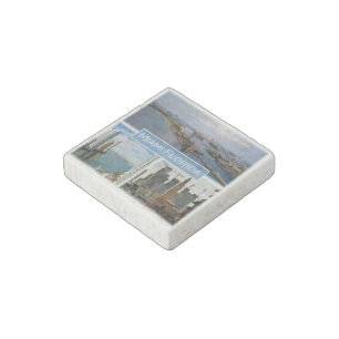 US U.S.A. - Florida - Miami Stone Magnet