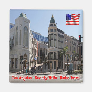 US U.S.A. Los Angeles Beverly Hills Rodeo Drive Magnet