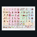 US/UK Core Word Poster<br><div class="desc">Model core words to your whole classroom with this large poster! Based on Proloquo2Go's Crescendo vocabulary 7x11 grid size for US and UK English.</div>