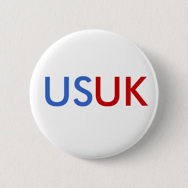US/UK PINBACK BUTTON (Front)