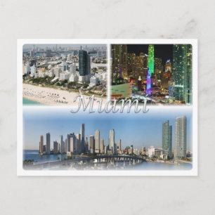 US United States - Miami - Florida - Postcard