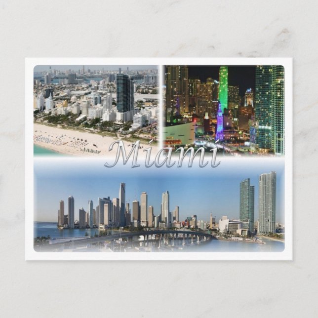 US United States - Miami - Florida - Postcard (Front)