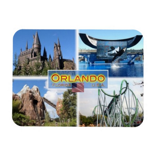 US _ United States of America _ Orlando _ Florida Magnet
