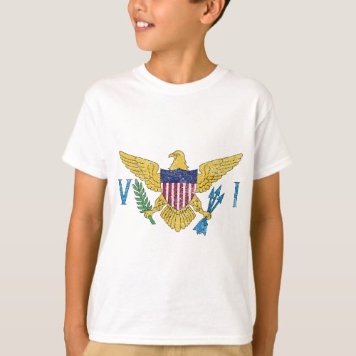 US UNITED STATES VIRGIN ISLANDS FLAG SAINT CROIX T_Shirt