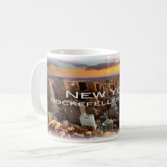 US USA - New York - Rockefeller Center - Coffee Mug (Front Left)