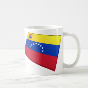 US & Venezuela Flags Coffee Mug