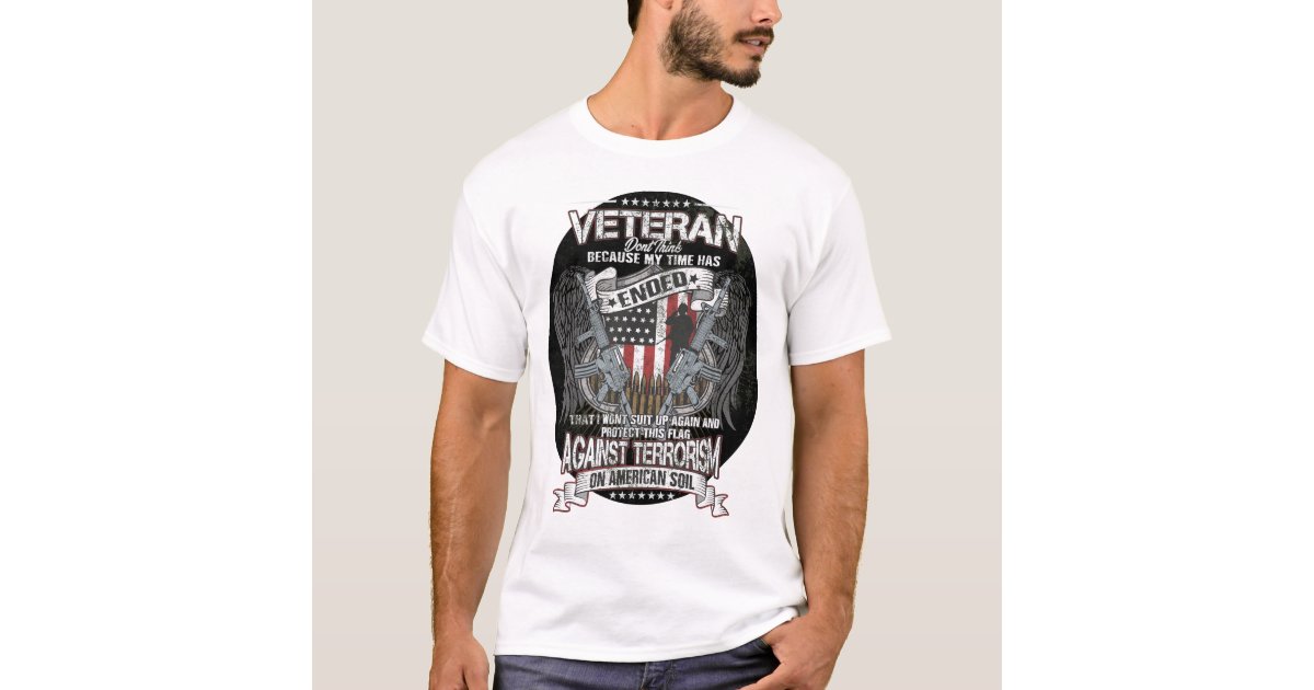 US Veteran Against Terrorism T-Shirt | Zazzle.com