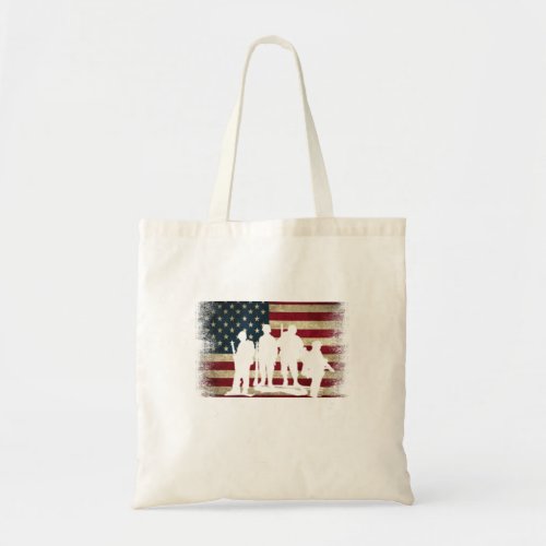 US VETERAN All gave some gave all veterans day arm Tote Bag