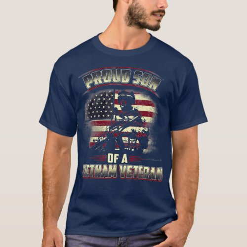 US Veteran  Proud Son Of A Vietnam Veteran T_Shirt