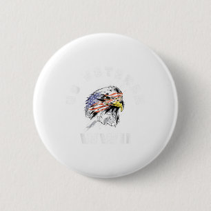 Us Veteran Wwii - Military War Campaign Button