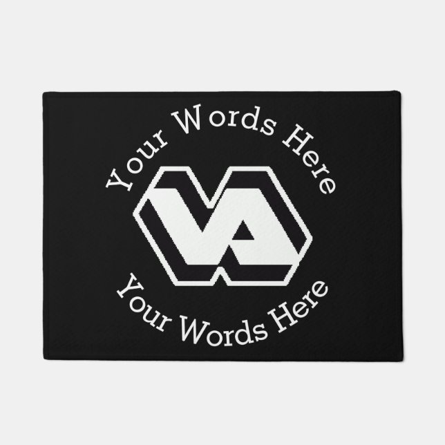 US Veteran's Administration Custom Door Mat (Front)