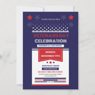 US Veterans Day Flyer Template